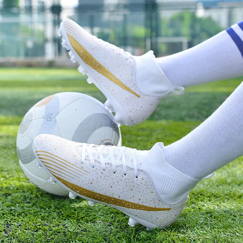 Comfort Fit Football Boots – Pro Lace-Up High Ankle Design