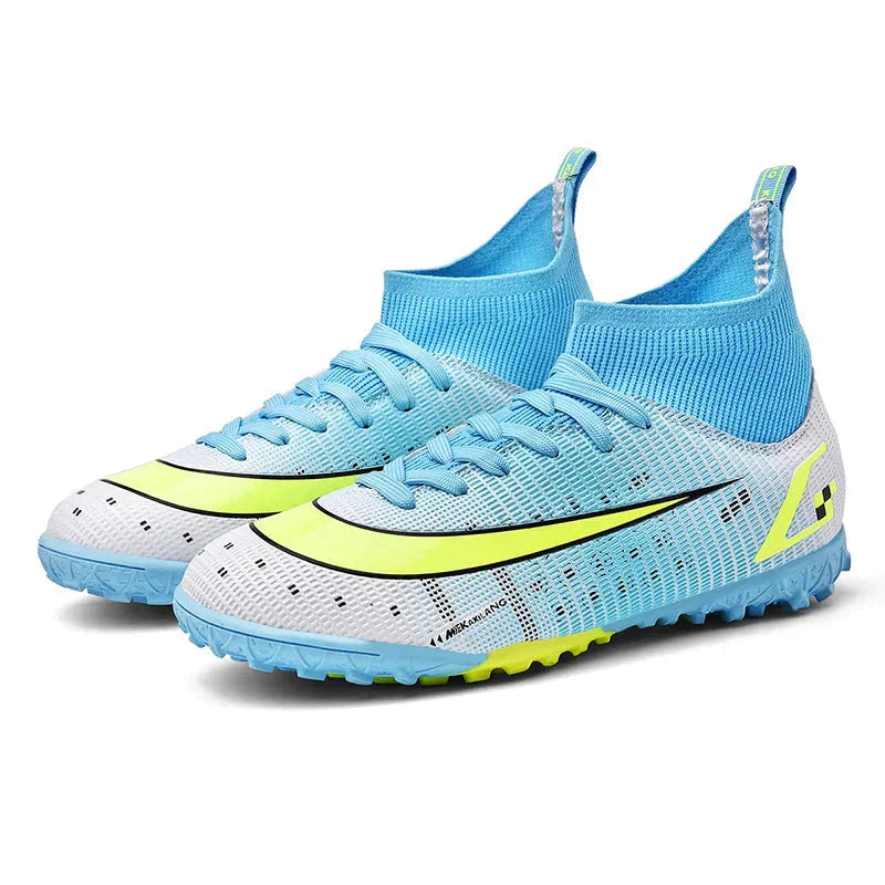 Kids’ Indoor/Artificial Turf Football Boots – Sock-Fit Junior Trainers